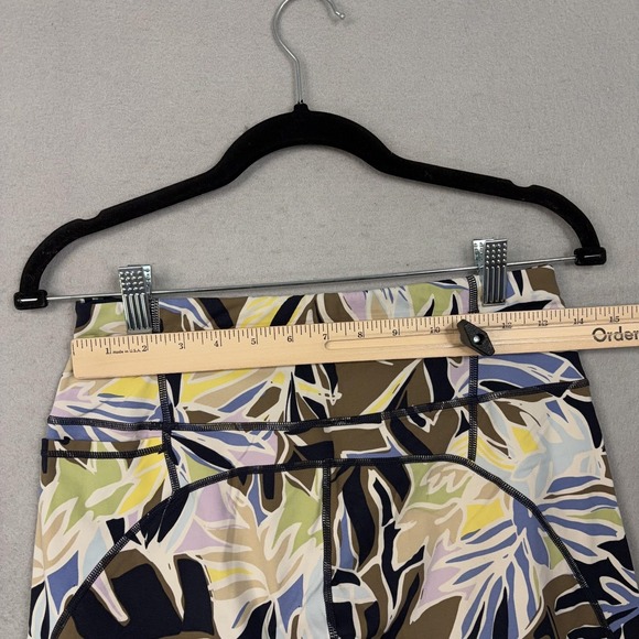 Sweaty Betty Leggings Womens Medium Colorful Power 7/8 Pocket Yoga Running - Picture 11 of 15